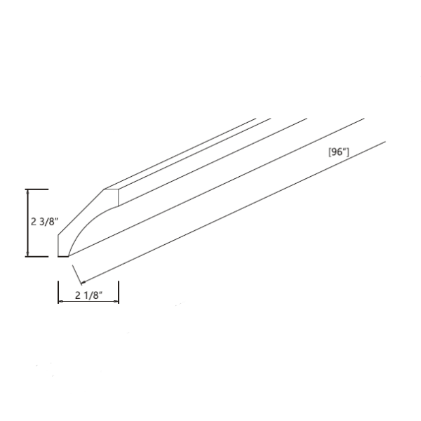 Cove Crown Moulding - Sterling