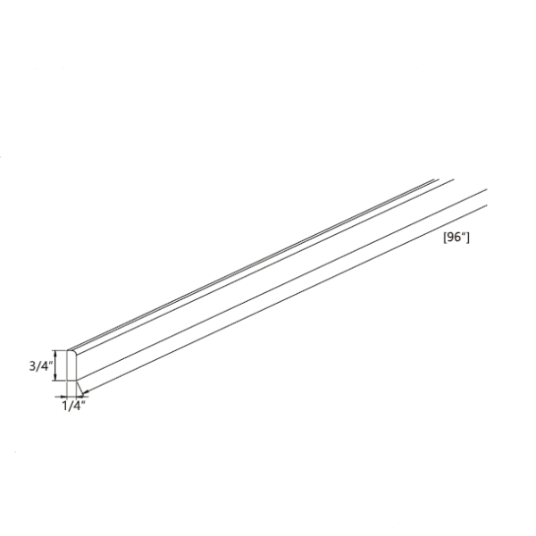 Scribe Moulding 8' - Sterling